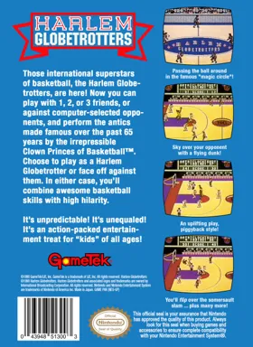 Harlem Globetrotters (USA) box cover back